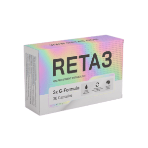 Reta3 Kapseln, Nahrungsergänzungsmittel, Verpackung mit 30 Kapseln